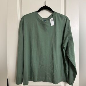 100% Cotton Green Long Sleeve Shirt